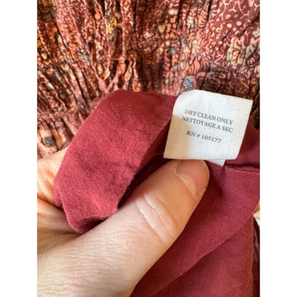ULLA JOHNSON Juniper Puff Sleeve Mini Dress in Rosebud Crimson Size 2 $375 MSRP - Picture 10 of 13